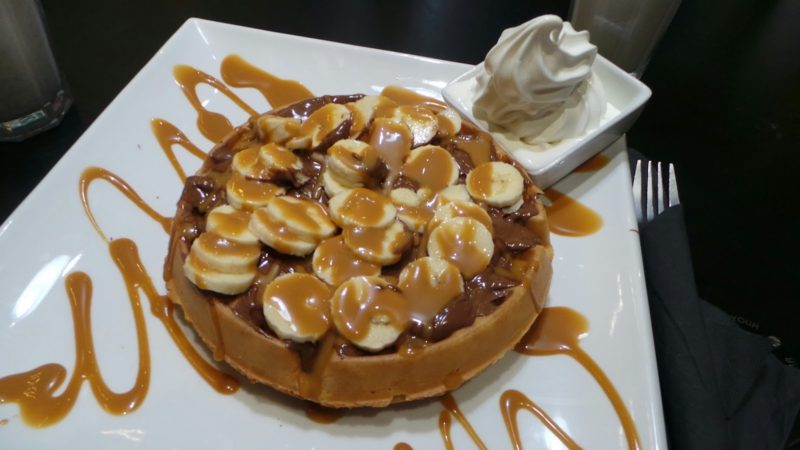Cream's Cafe Banoffee Waffle